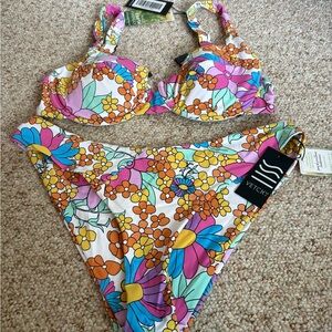 Floral Bikini Set - Multicolor VETCHY